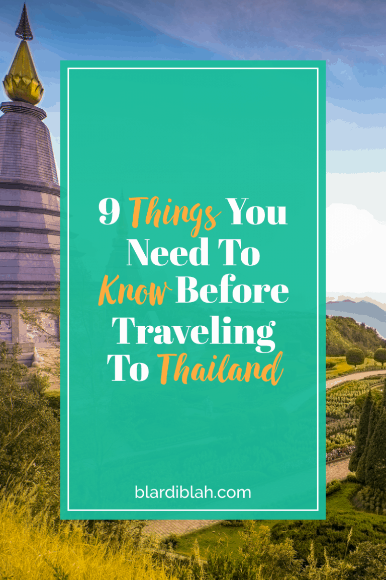 9 Things You Need To Know Before Traveling To Thailand