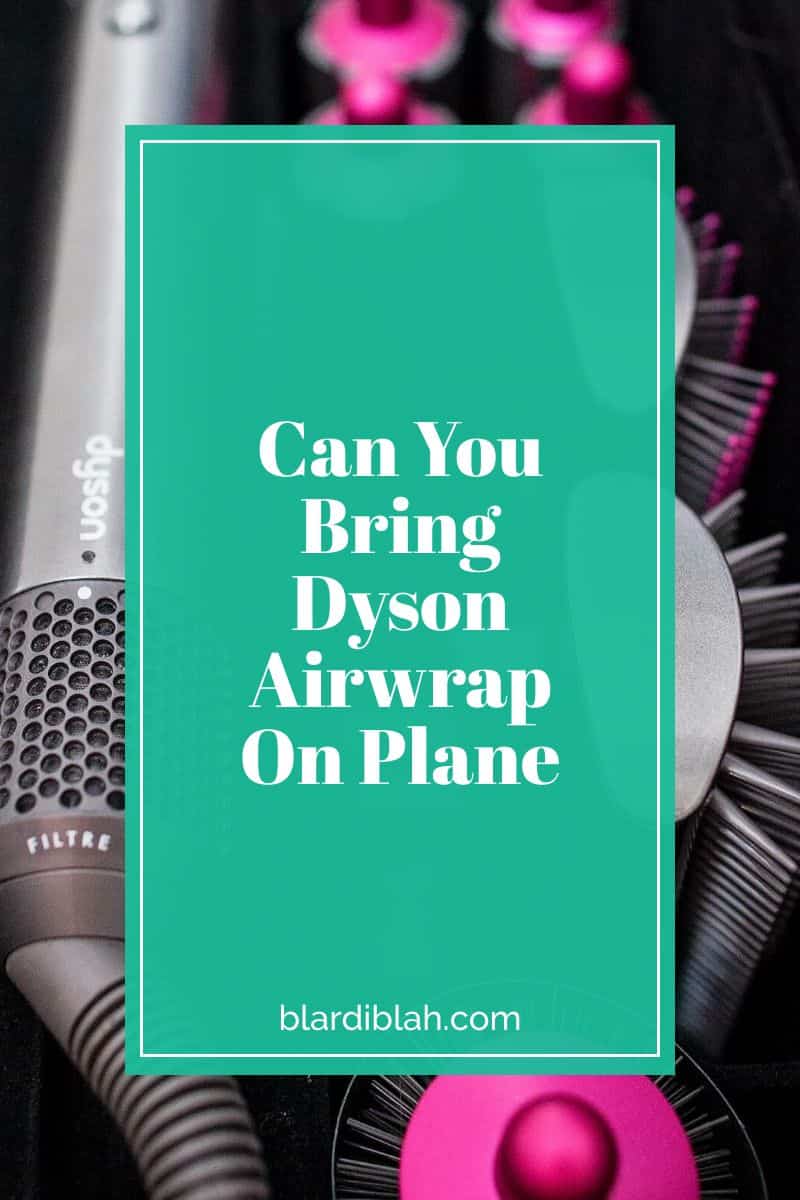 Can You Bring Dyson Airwrap On Plane