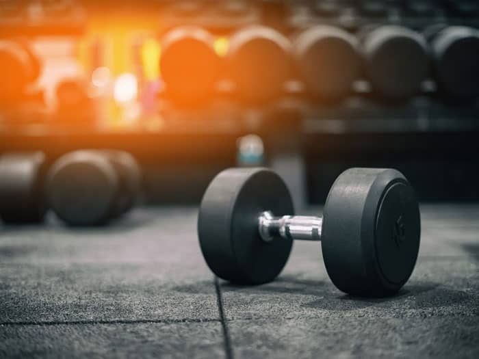 Bringing dumbbells on planes