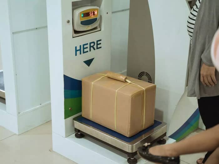 Cardboard Box as Luggage