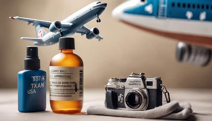 dry shampoo on flights