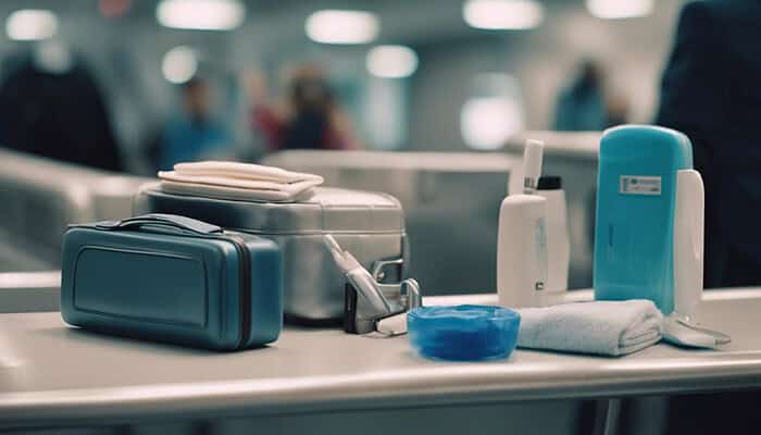 electric toothbrush on plane