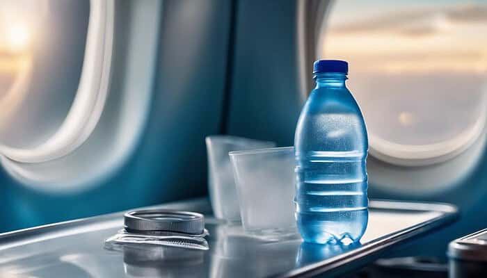 empty water bottle allowed