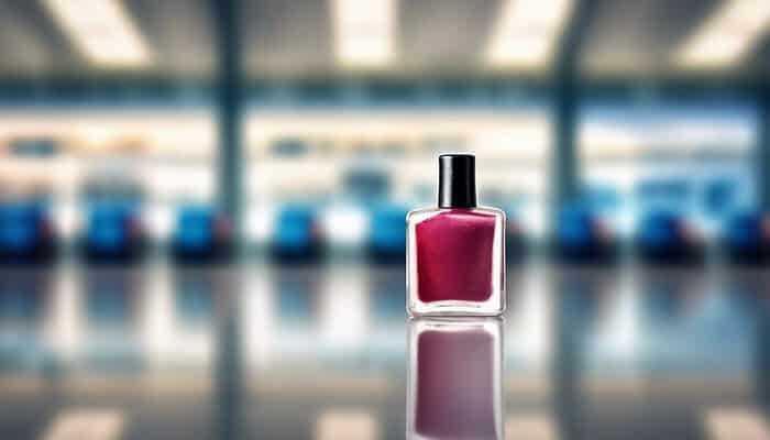 nail polish on airplanes