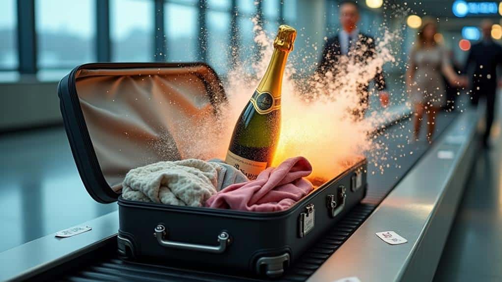 Travel Tips: Is it Safe to Pack a Bottle of Champagne in Checked Luggage?