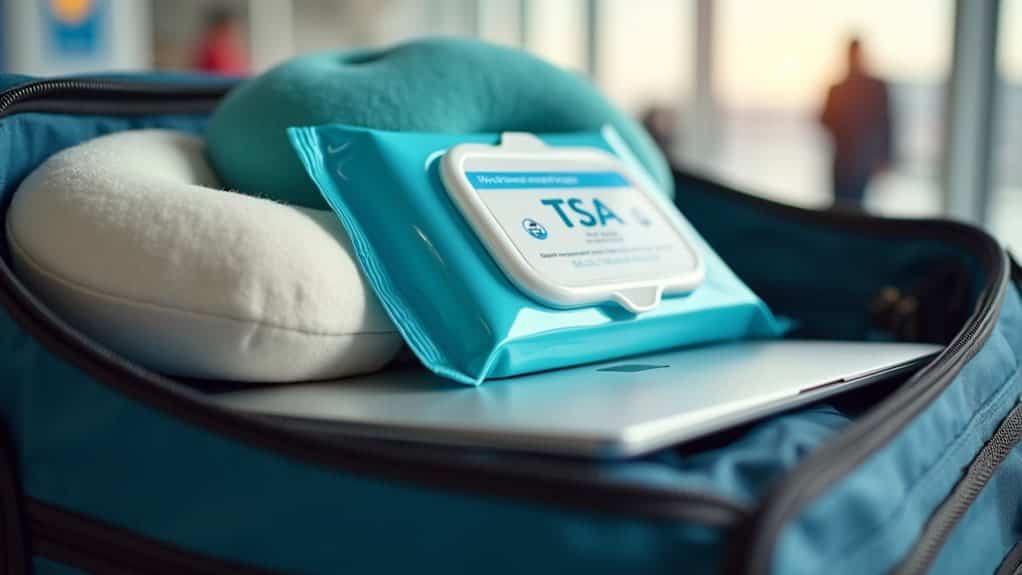 wet wipes allowed carry on