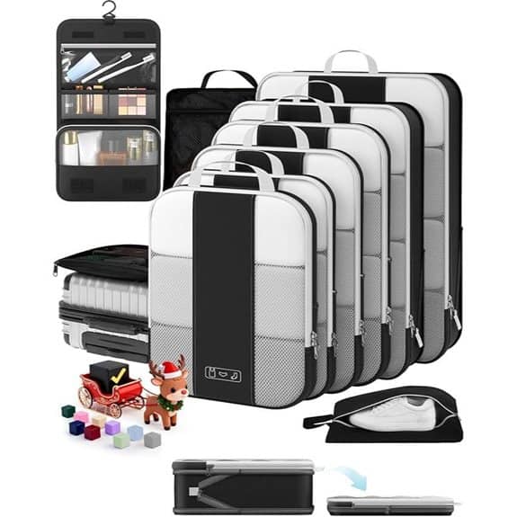 OlarHike 10Pc Compression Packing Cubes