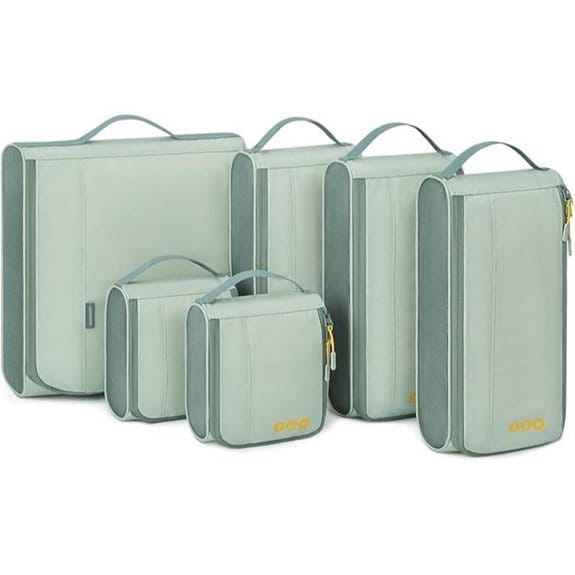 BAGSMART Keep Shape Packing Cubes (6-Pack)