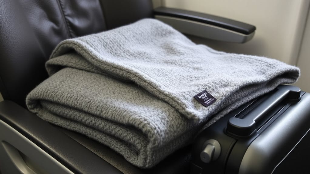 compact breathable travel blanket