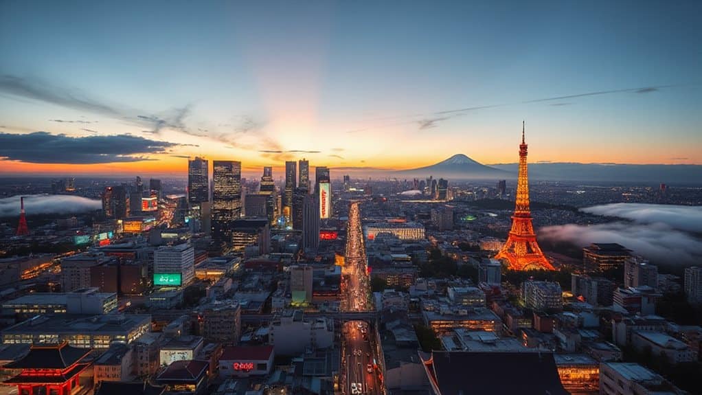 diverse sprawling transit connected metropolis