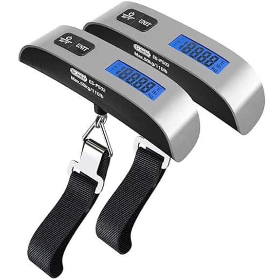 Dr.meter Luggage Scale 2 Pack with Backlight