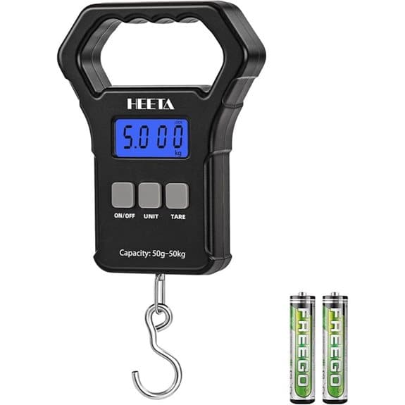 HEETA Fish Scale 110lb Digital Hanging Scale
