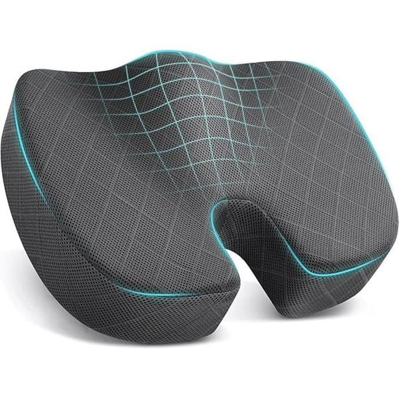 TushGuard Memory Foam Seat Cushion for Pain Relief
