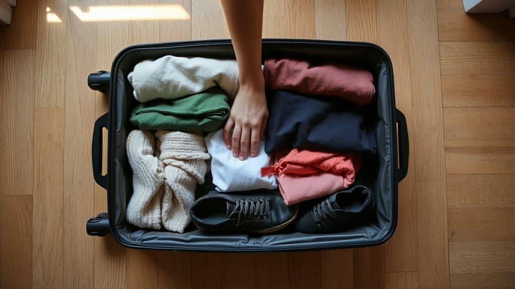 Heavy Items Packing Pack Heavy Items Low for Suitcase Stability Tips