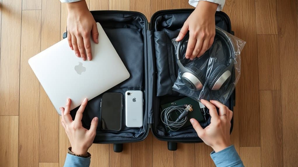 prohibited electronics and batteries