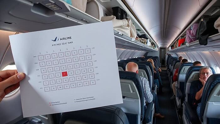 seat maps misrepresent actual seating