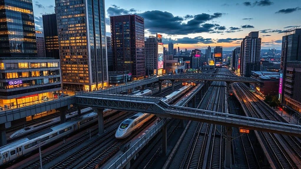 tokyo s busiest transport hub