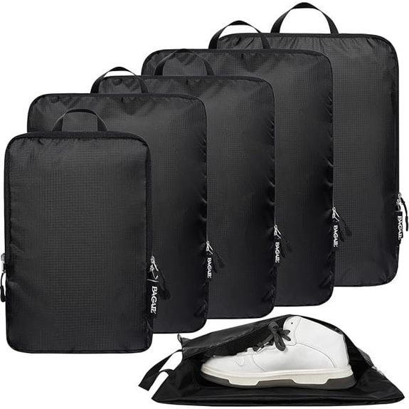 BAGAIL 6-Pack Ultralight Compression Packing Cubes