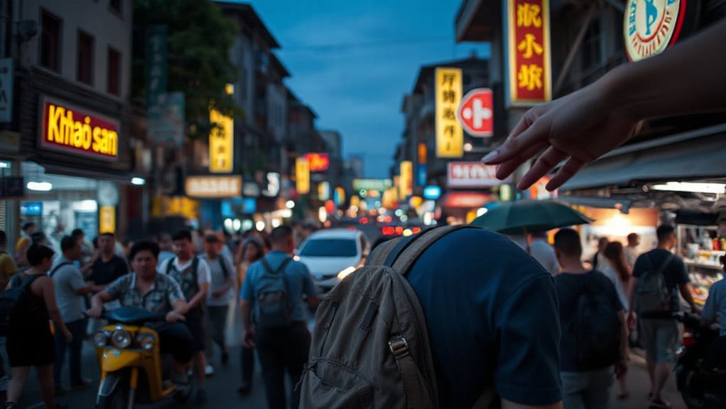 watch for coordinated pickpockets