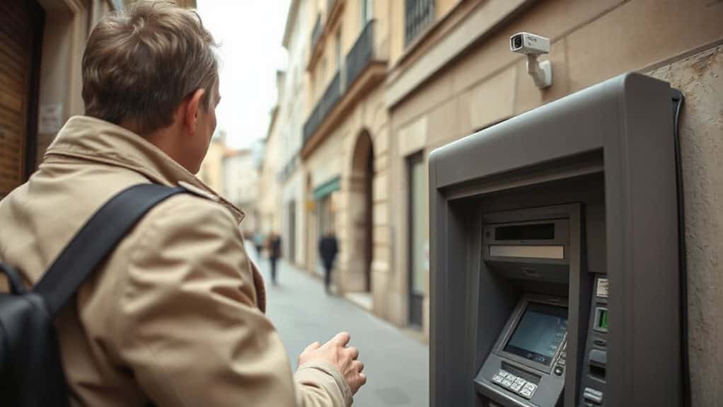 avoid tourist atms bank affiliated only