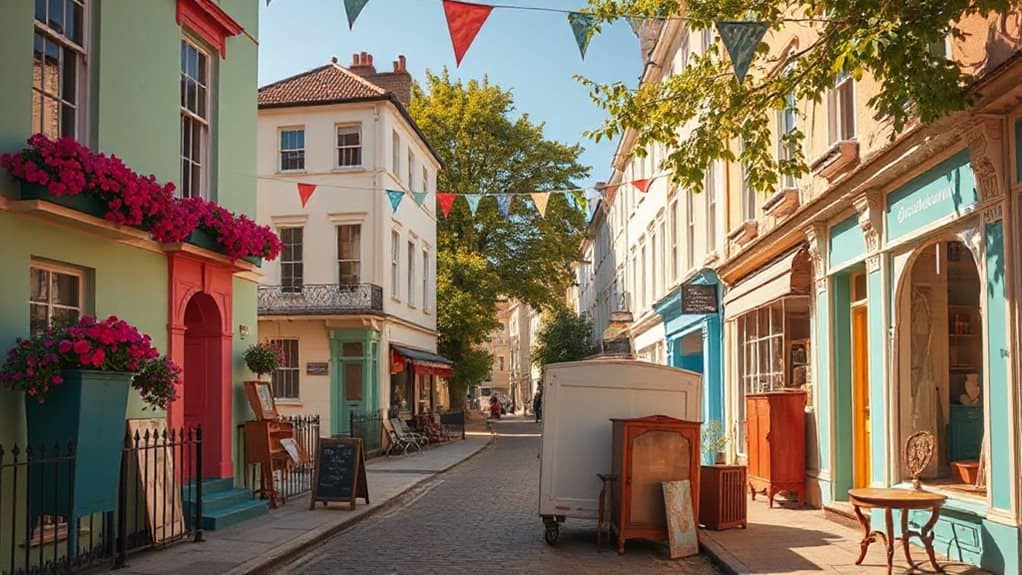 colorful notting hill market carnival
