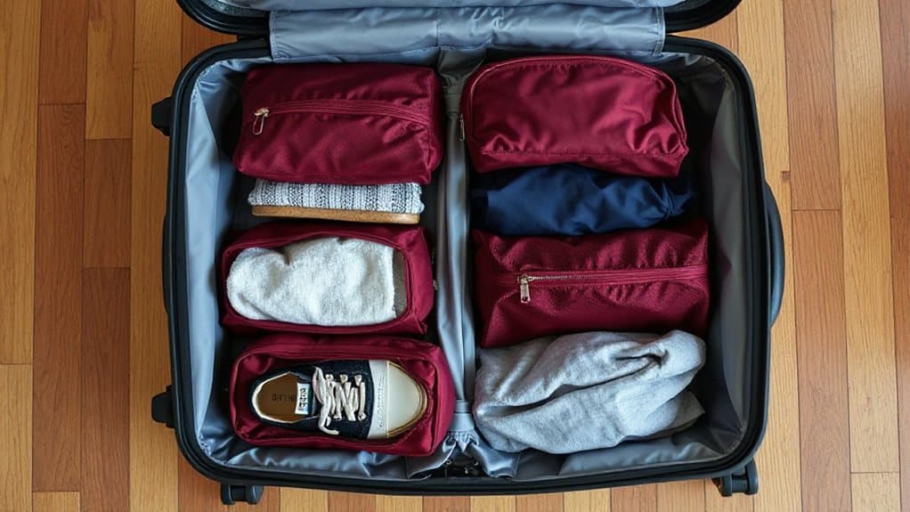 compress organize secure clothes