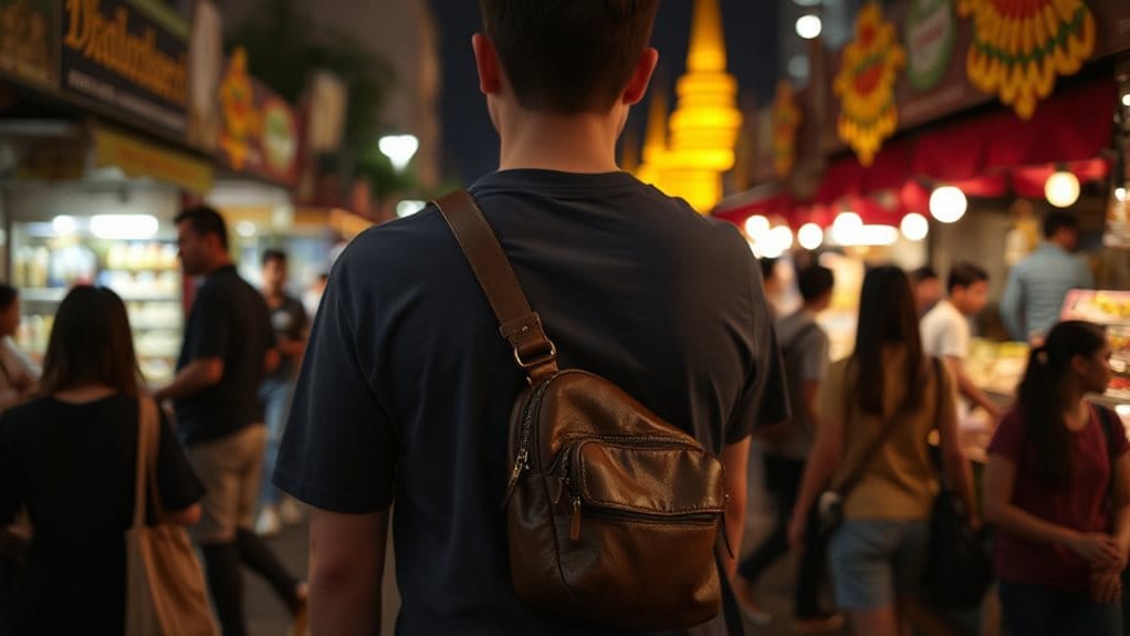 keep belongings secured upfront