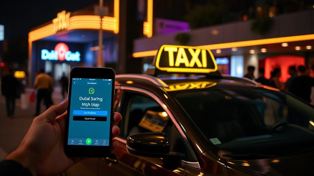 late night taxis and transit