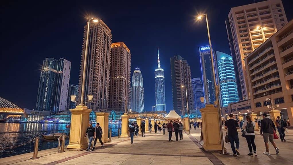 lively safe well lit nightlife