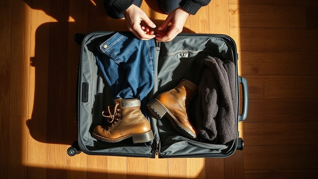 pack heavy items low