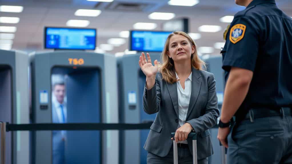 request a pat down instead