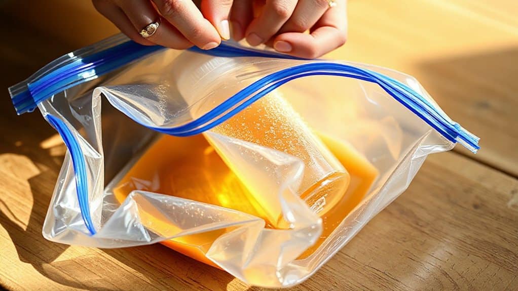 resealable high barrier spill containment