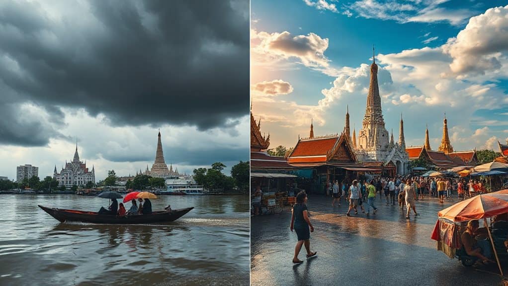 seasonal weather dictates itinerary