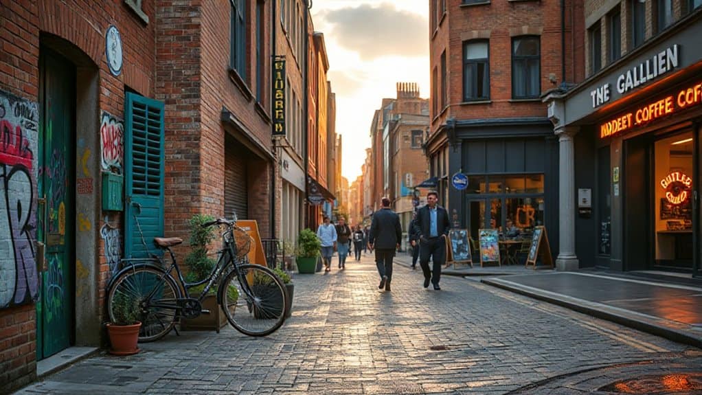 shoreditch street art vintage coffee