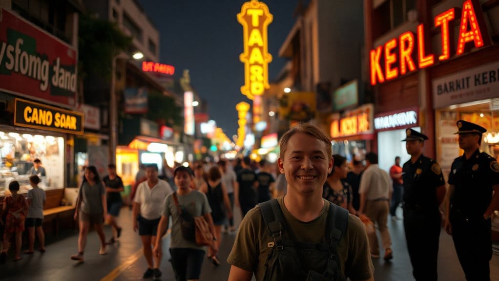 stay alert avoid quiet alleys