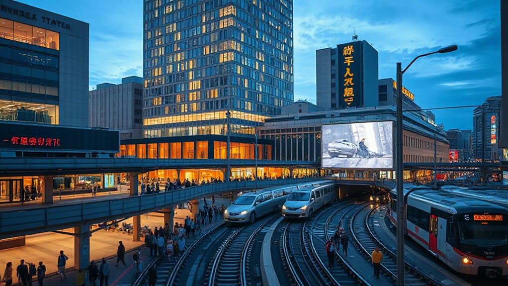 stay near major transit hubs