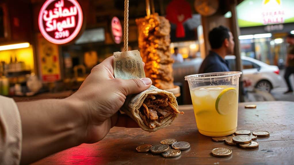 street shawarma and falafel