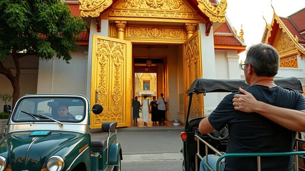 temple closed tuk tuk scam