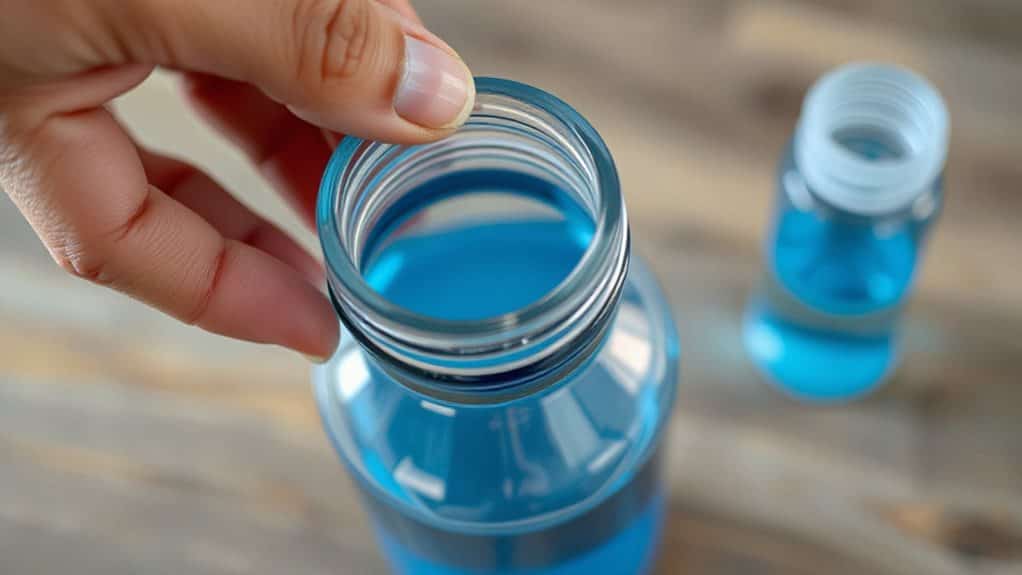 threaded screw top leak prevention