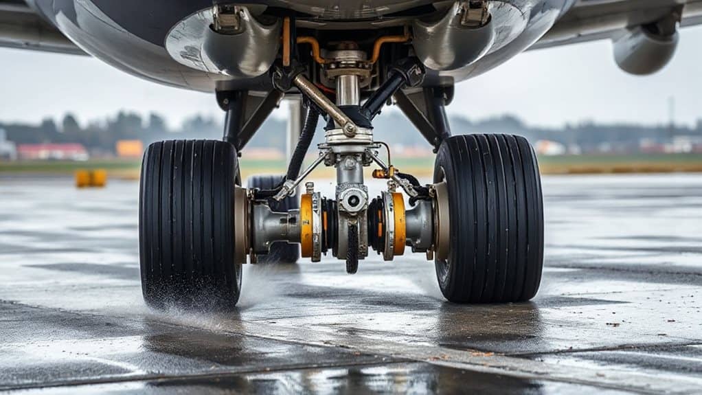 turbulent landing gear aerodynamic noise