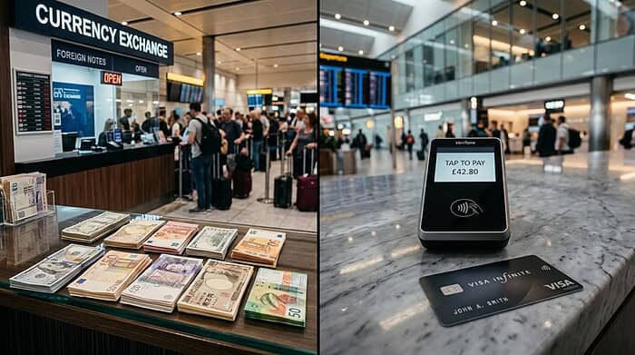 airport exchange costs vs cards