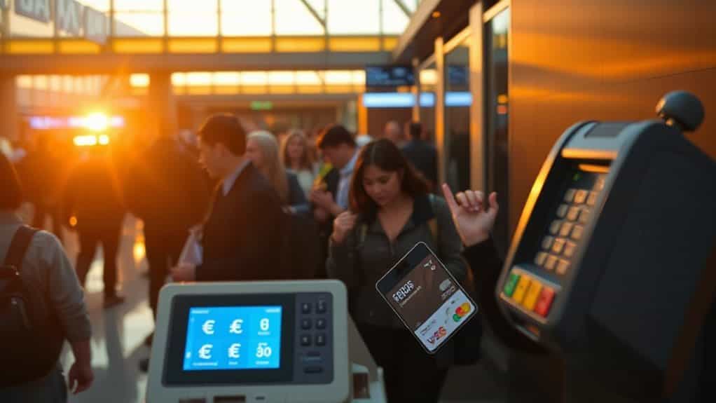 airport kiosk exchange rate markup