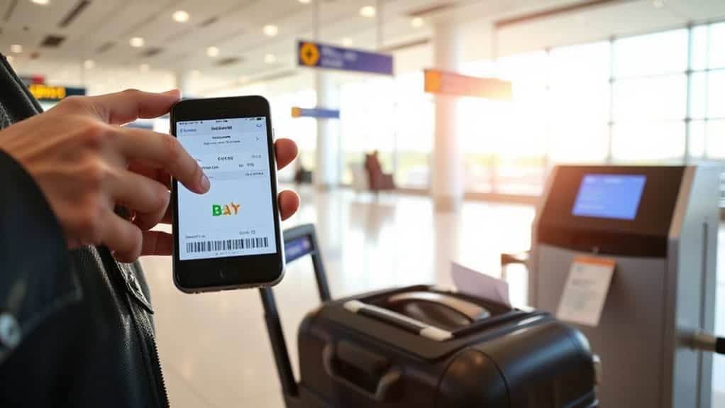 airport tech shortcuts fast track digital boarding automated bags
