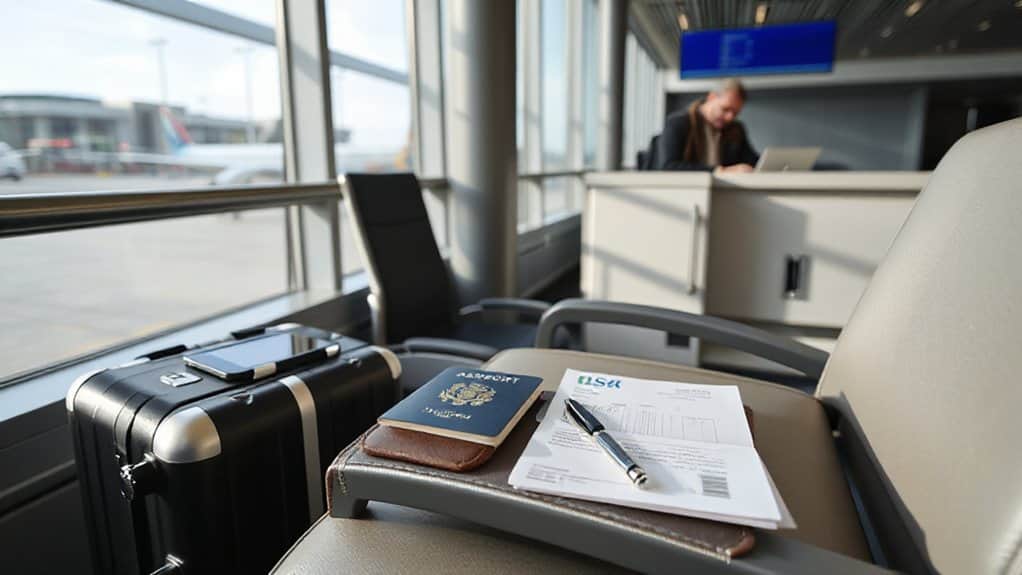 backup travel plans and evidence