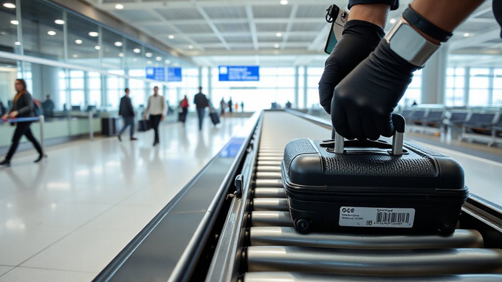 barcode scans match baggage