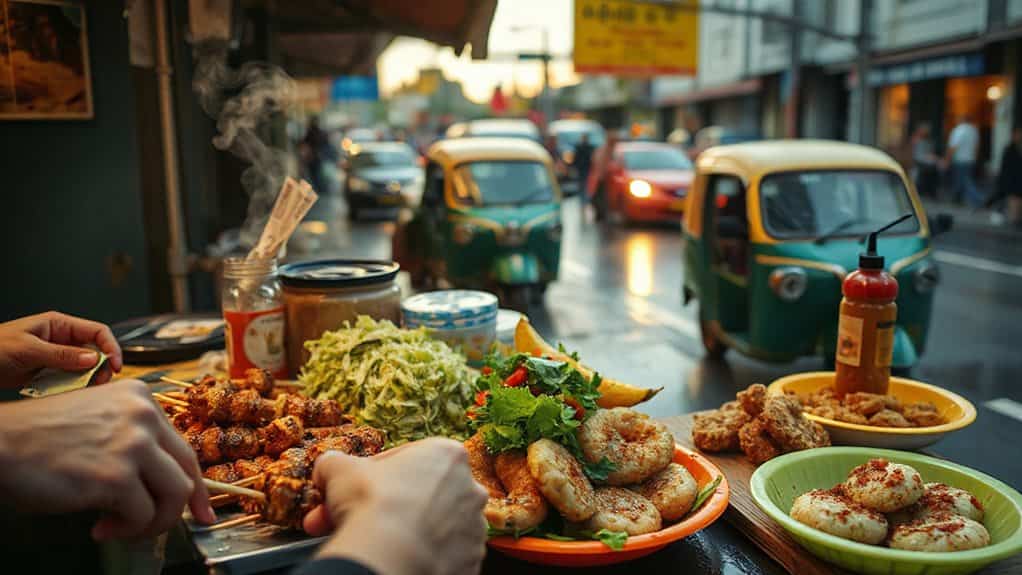 budget bangkok street snacks under 100 thb