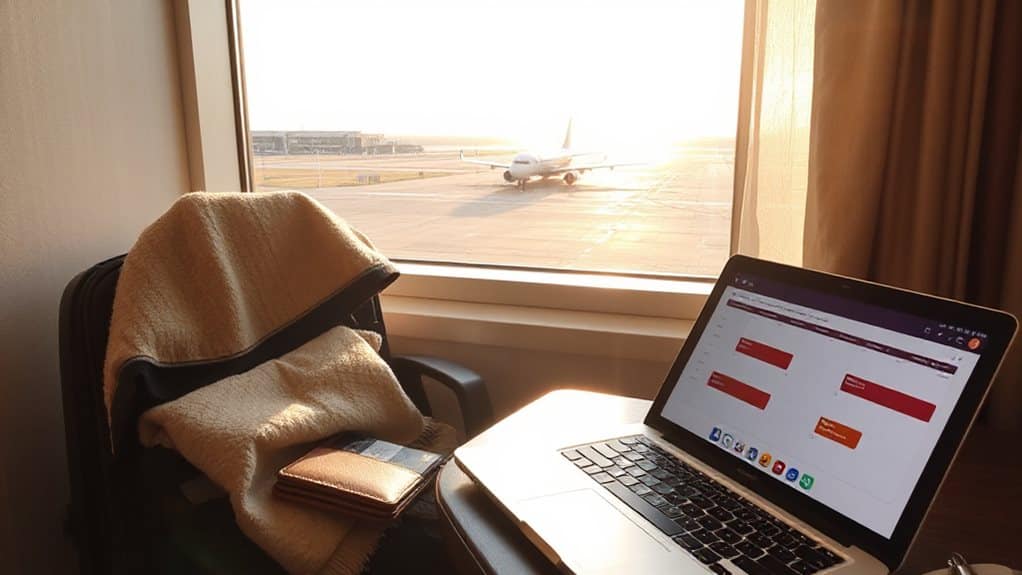 buffer days before and after trips