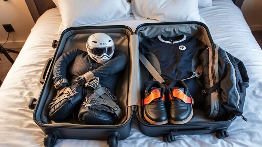 bundle sports gear to stay under limits