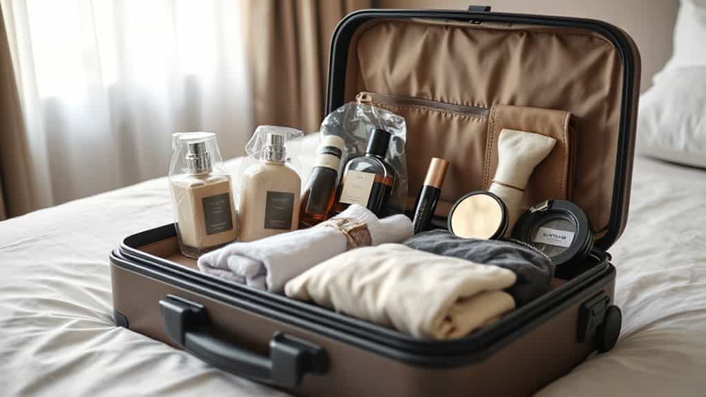 checked luggage full size makeup allowed