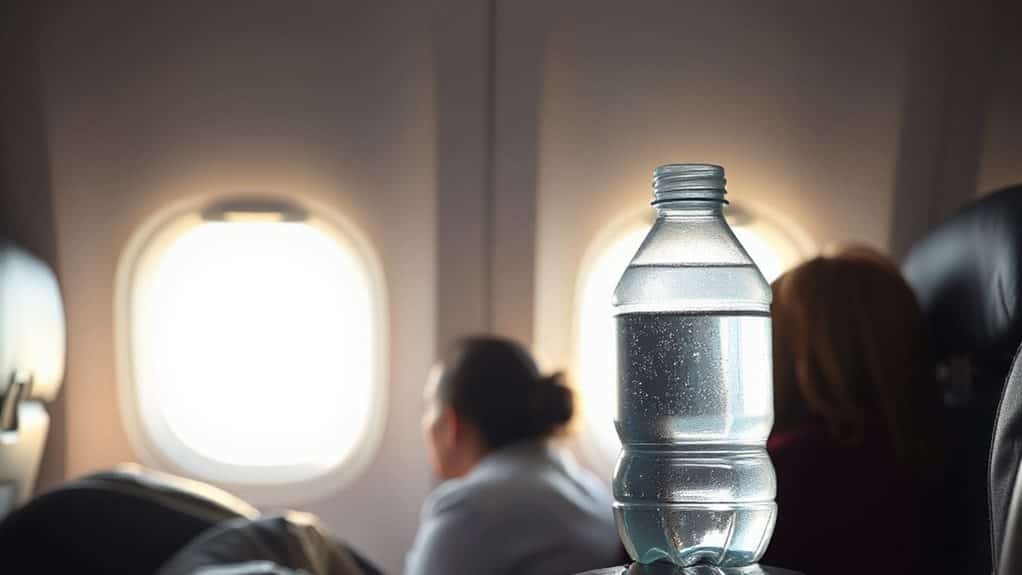 dehydration from cabin air dryness
